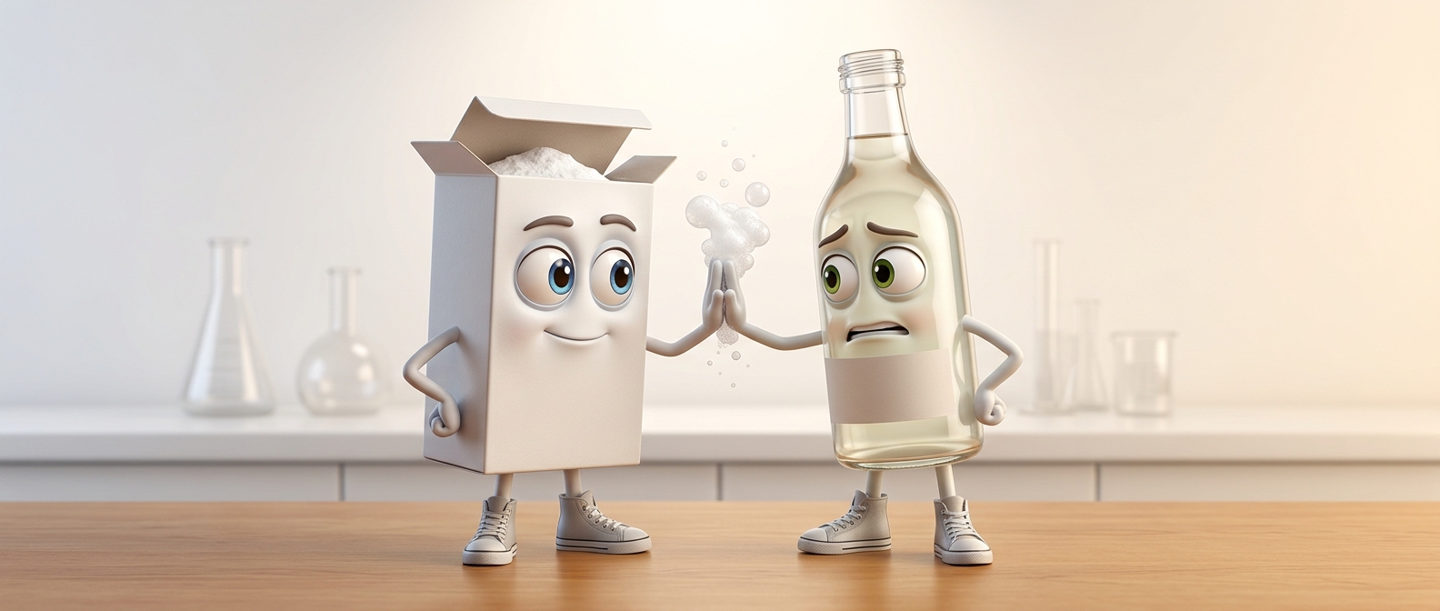 Soda a ocet dohromady? Zneutralizují se